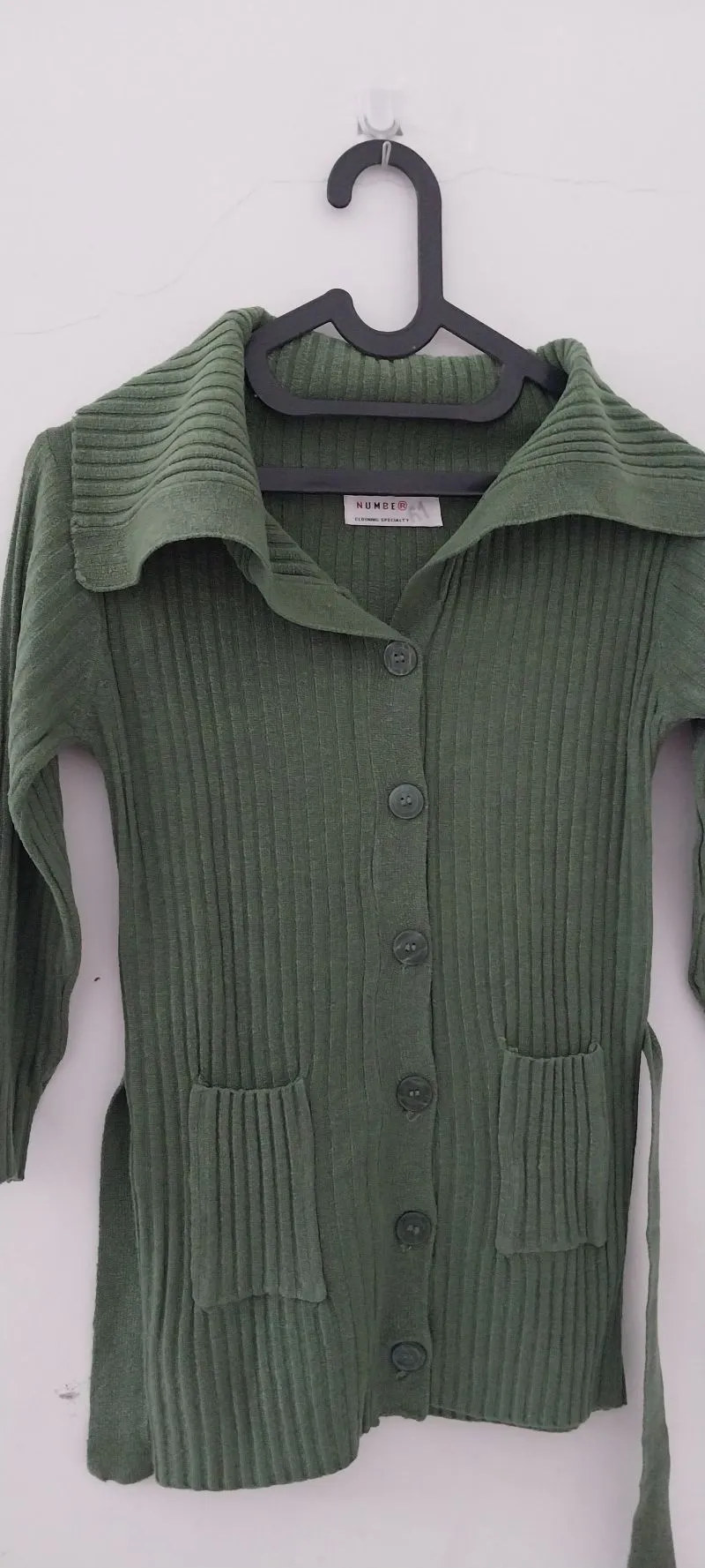 Vintage Sweater Wanita green photo 1