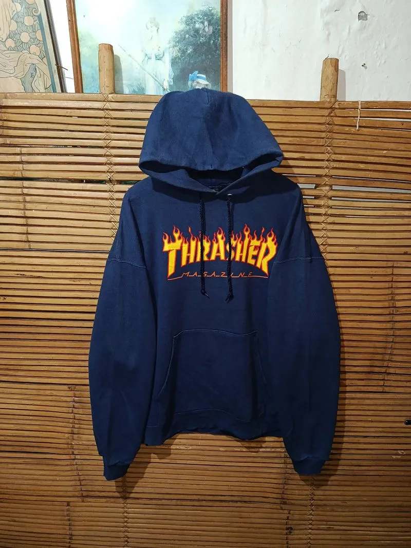 THRASHER FIRE FLAME HOODIE photo 1