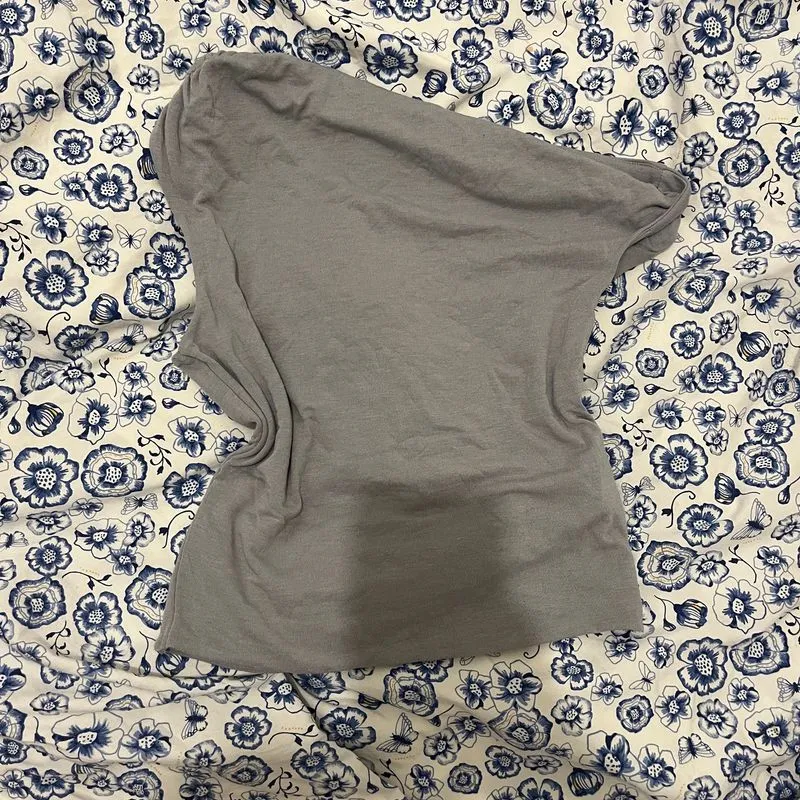 Hnm Grey Off Shoulder Top photo 1