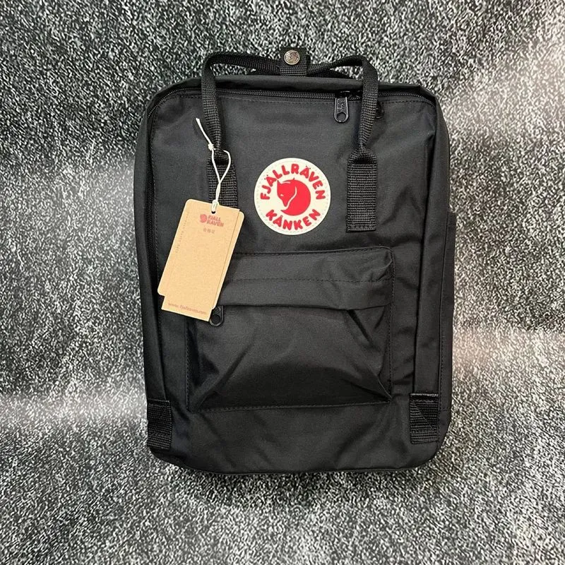 Fjallraven Kanken Black Medium Backpack  photo 1