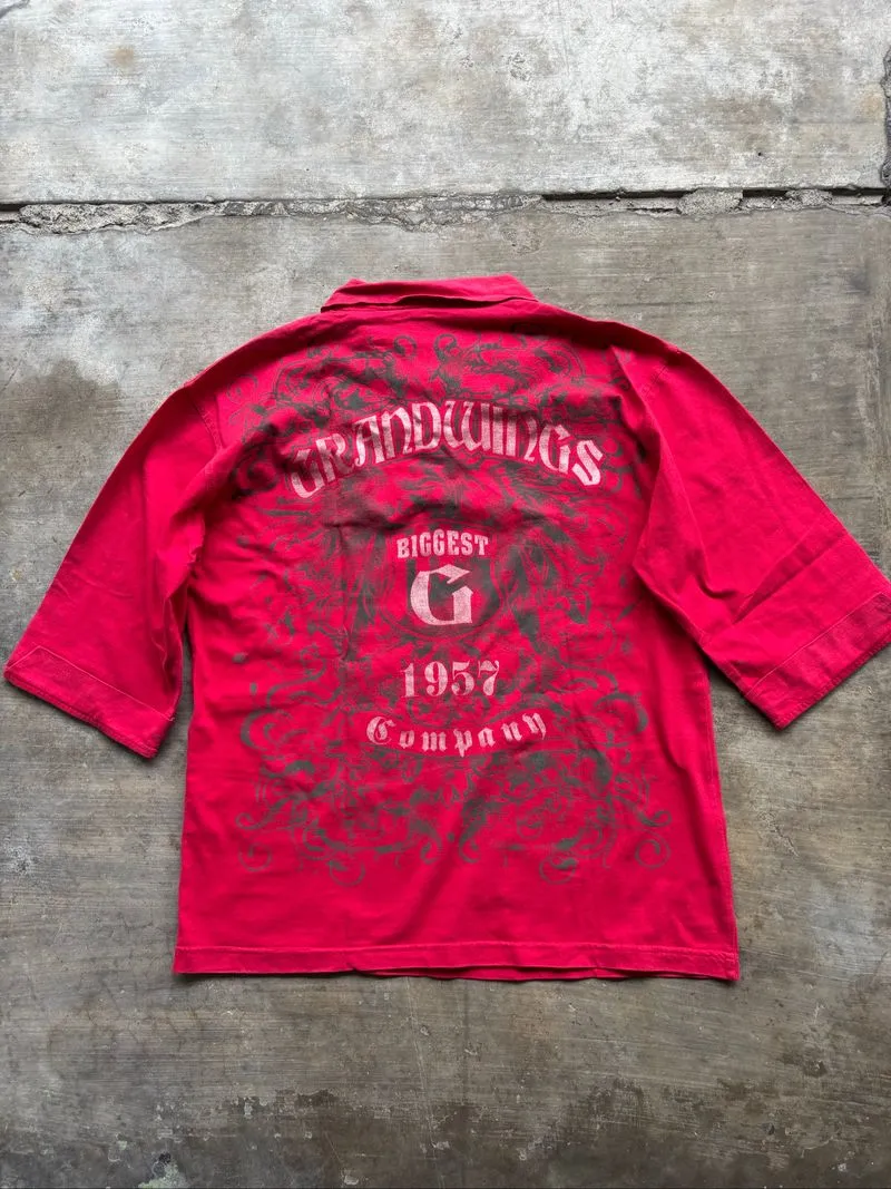 Ocean pacific Grunge emo skate y2k 3/4 nomin like affliction photo 1