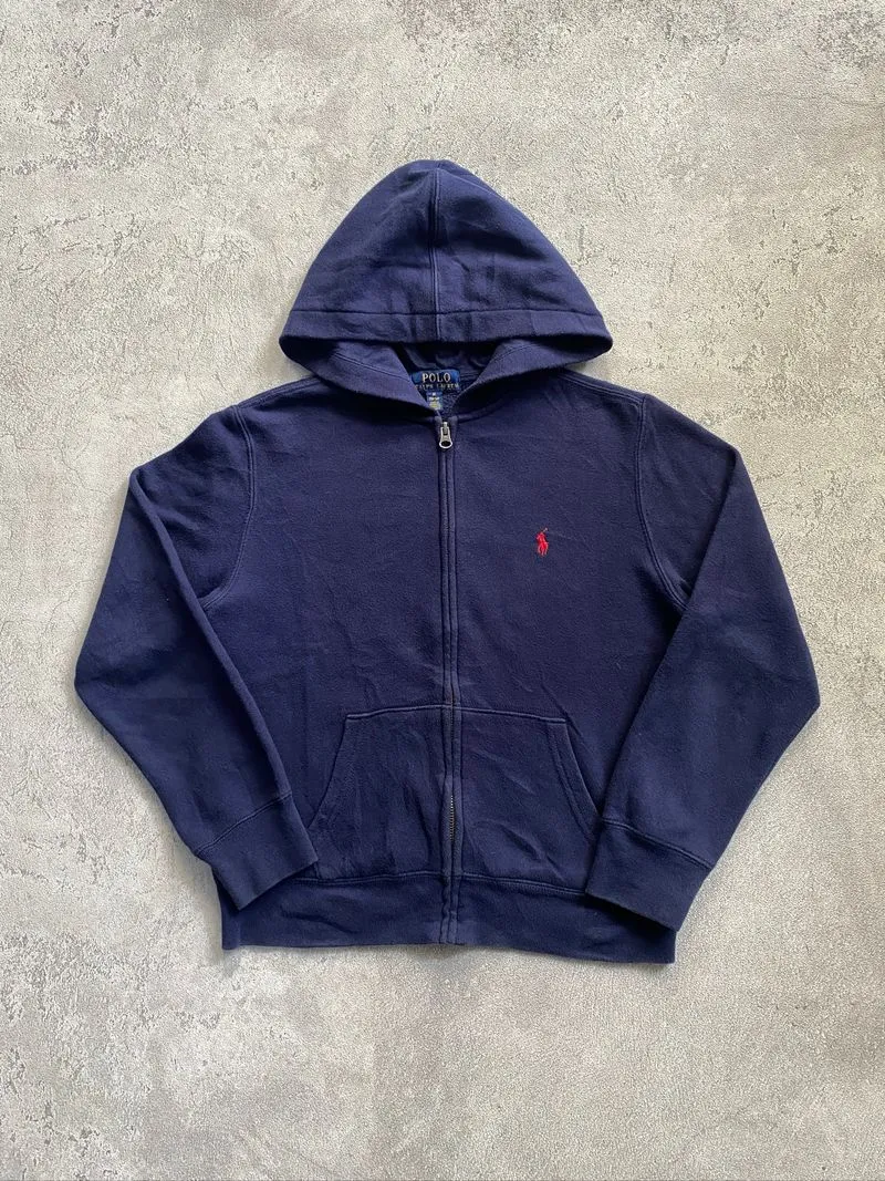Polo Ralph Lauren Navy Zip Hoodie photo 1