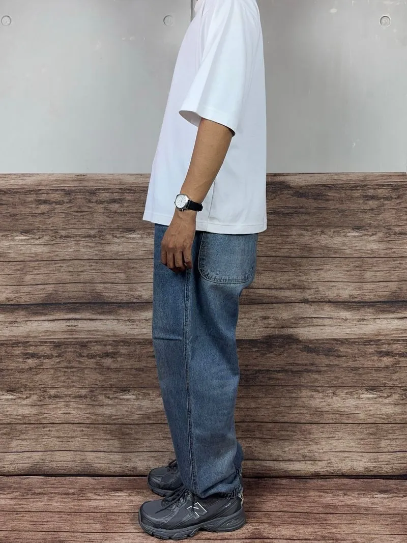 yeseyesee baggy wide denim long pants #AGLP215 photo 1