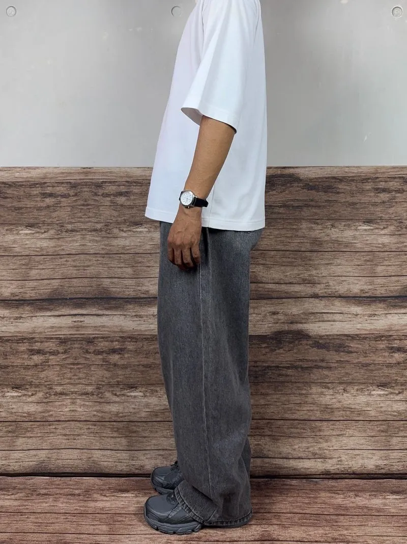 scent baggy wide denim long pants #JLLP651 photo 1