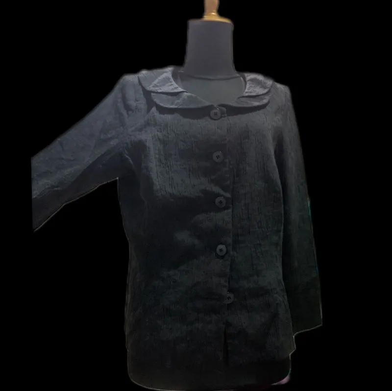 Casual Blouse Wanita black photo 1