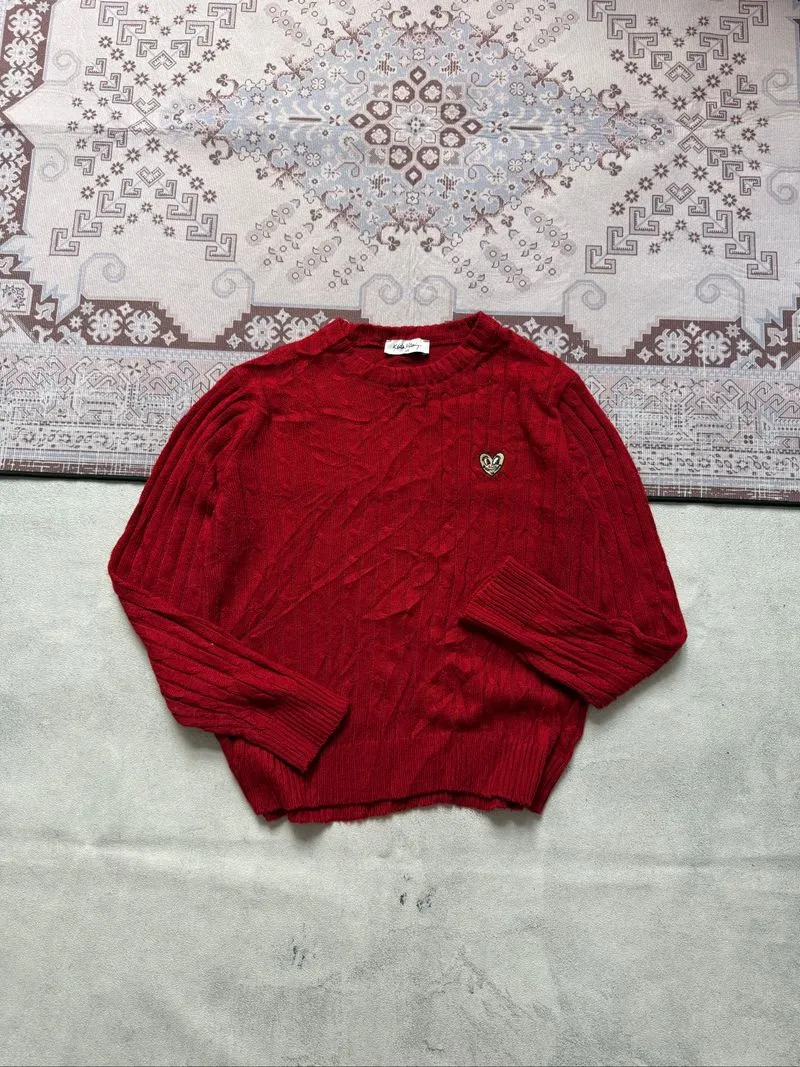 KEITH HARING CABLE KNITWEAR (red) photo 1