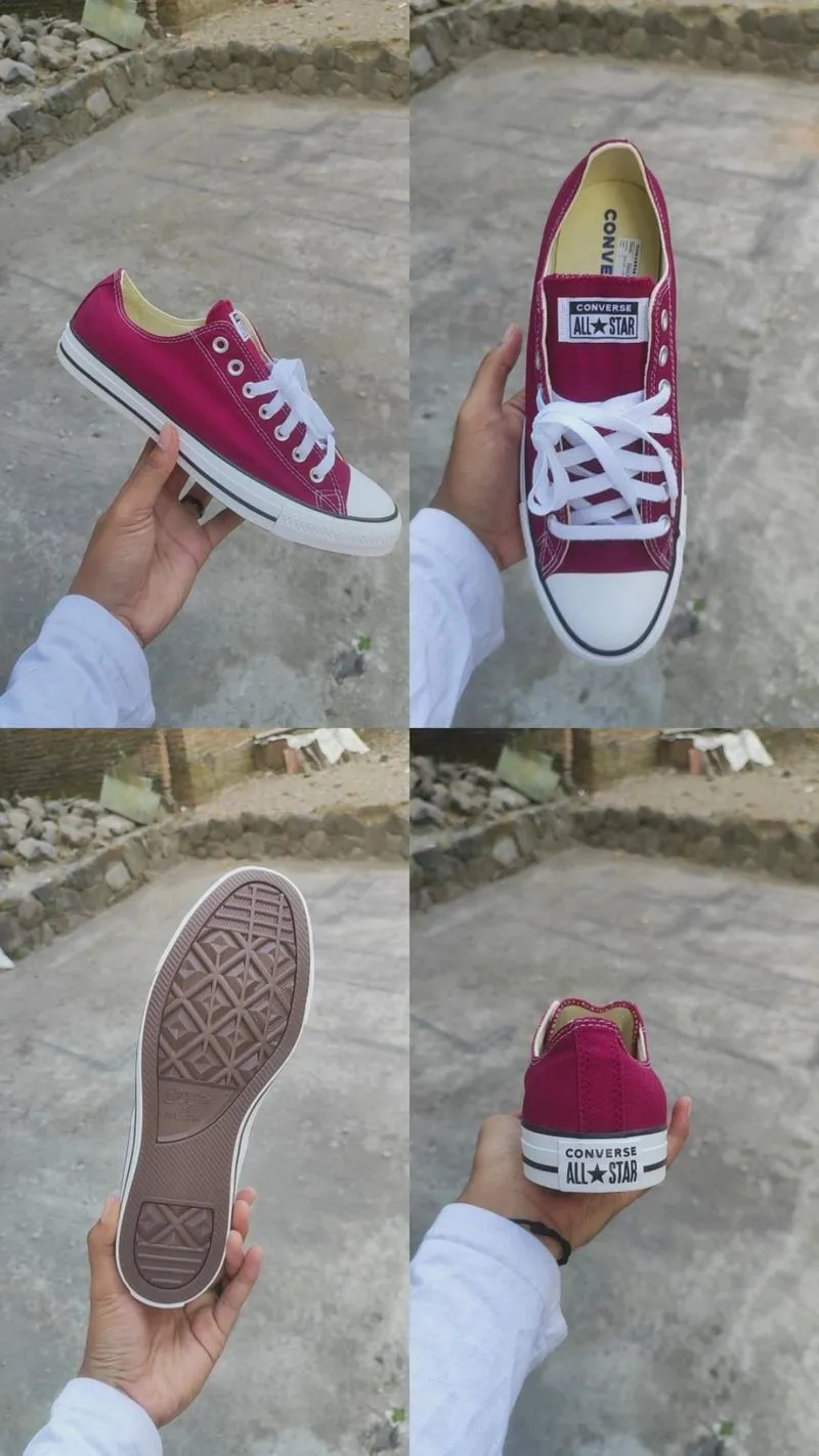 Converse Chuck Taylor All Star Maroon Lo photo 1