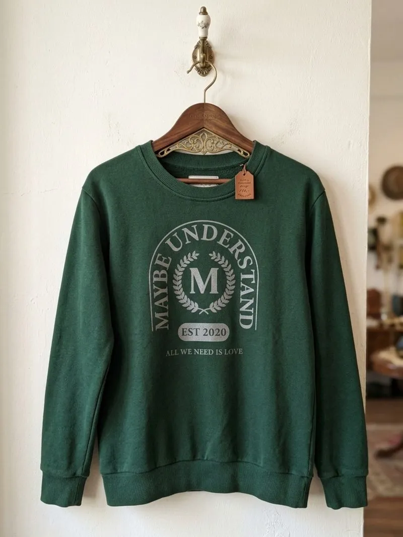 Sweater Maybe Understand (Hijau Tua) photo 1
