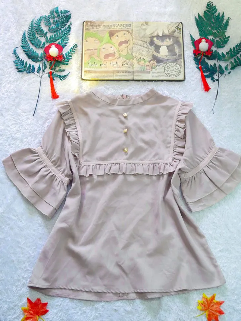 Blouse Ruffle Inner Lolita Kawai Koreanstyle Japanstyle  photo 1