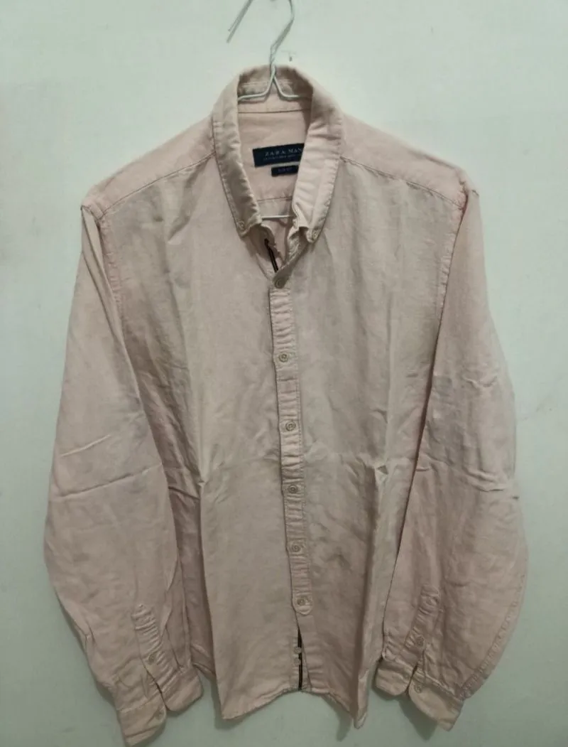 ZARA Casual T-shirt Pria pink photo 1