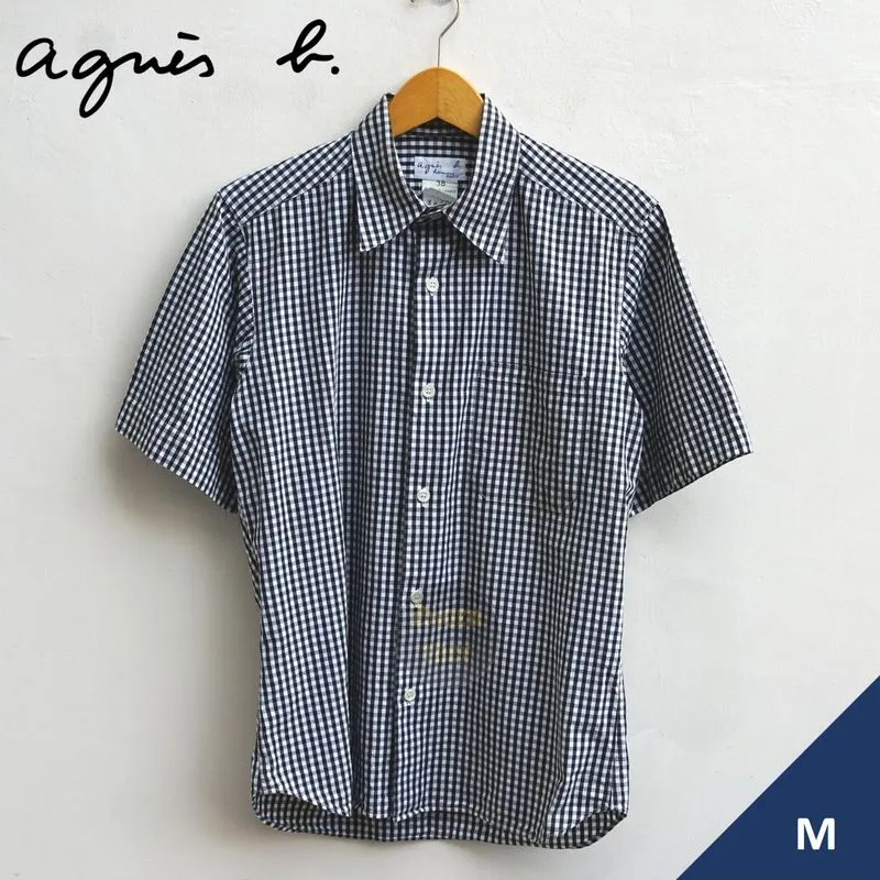 Agnes B Kemeja SS Gingham  Size M photo 1