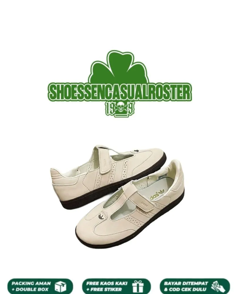 SNEAKER SAMBA JANE LEATHER ELEGANT FORMAL CREAM  photo 1