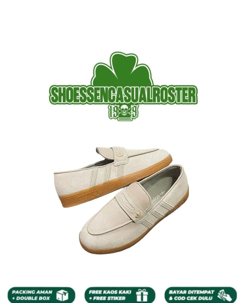 SNEAKER ADIDAS LOAFERS FORMAL CREAM  photo 1