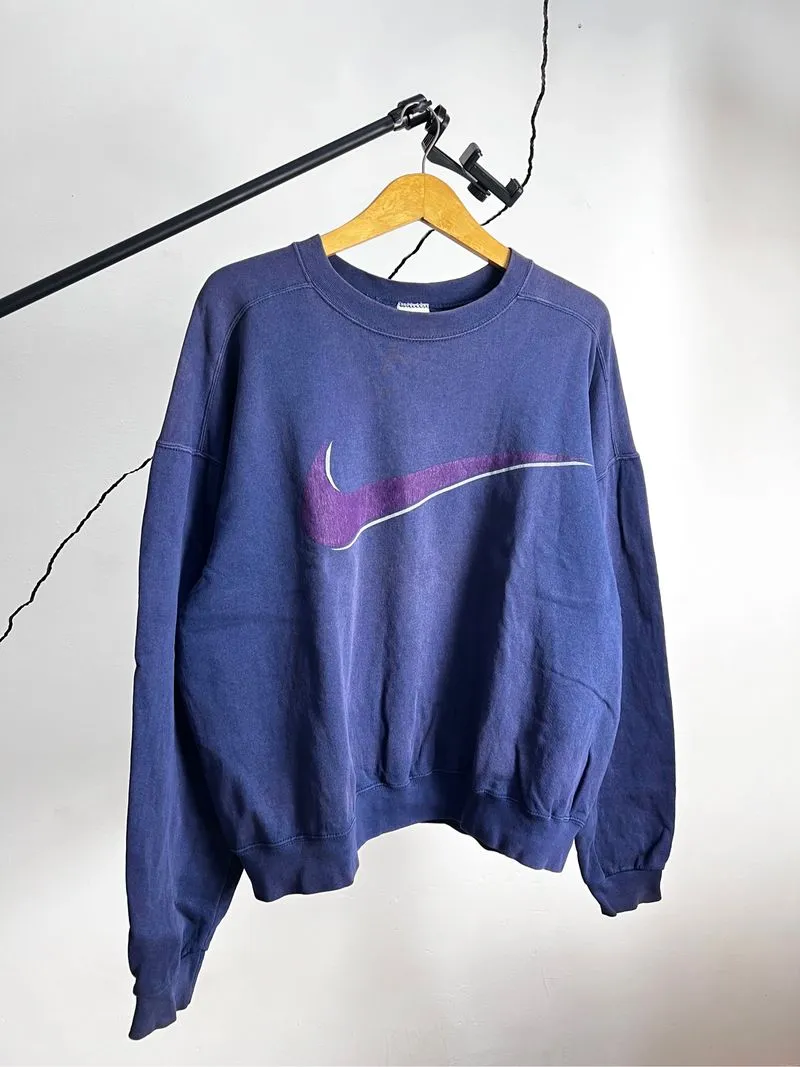 1990s Nike Bigswoosh Crewneck vintage y2k oakley 90s boxy photo 1