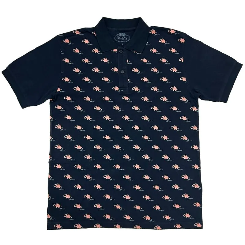 Naraya Pink Elephant Polo Shirt photo 1