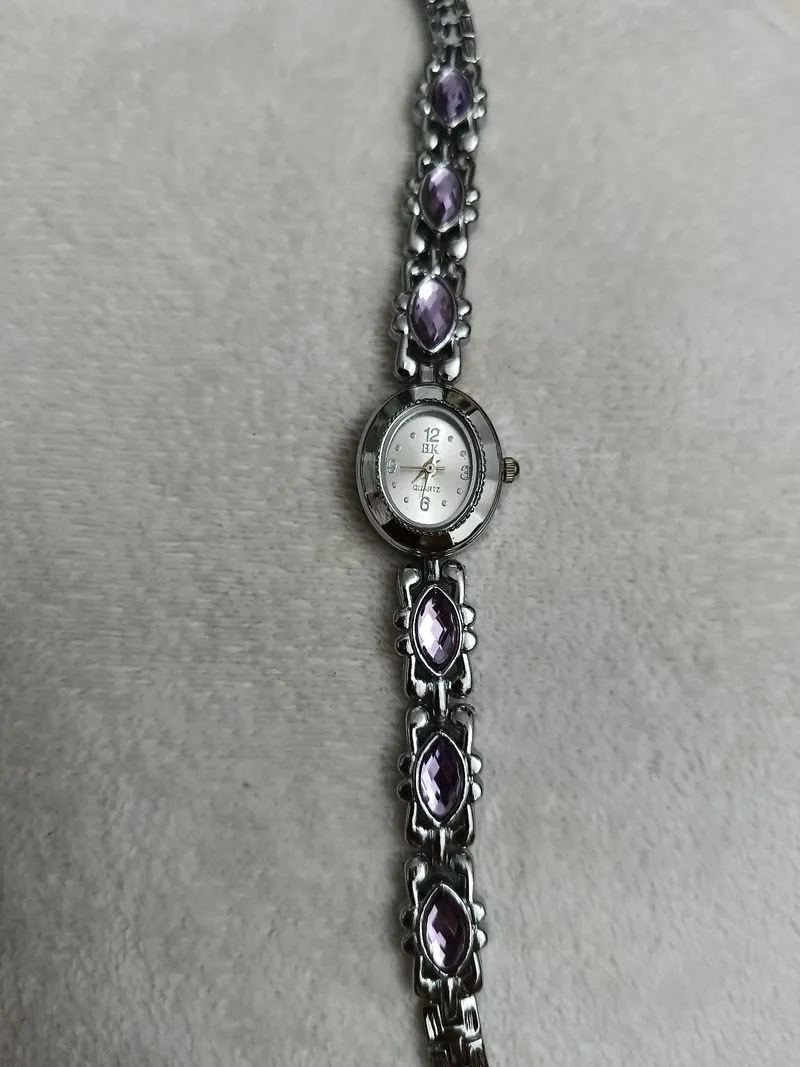 Vintage purple stone watch  photo 1