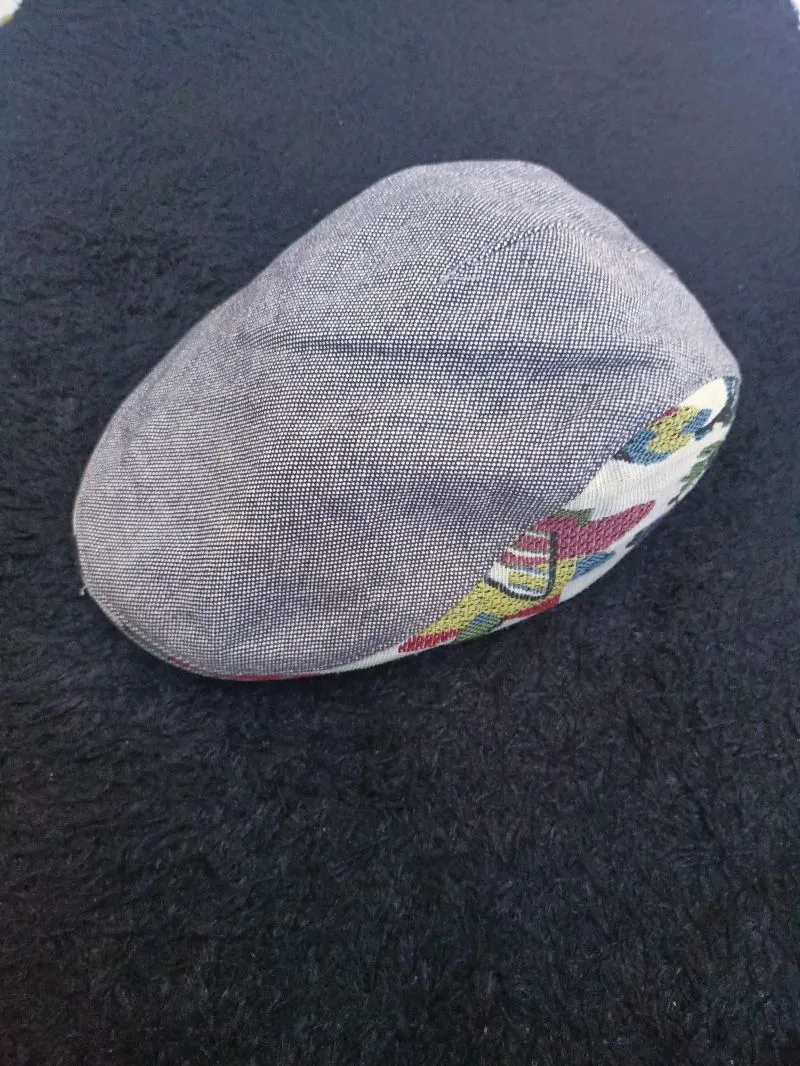 Vintage Streetwear Hat Pria gray photo 1