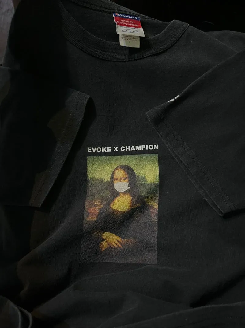 evoke x champion t shirt photo 1