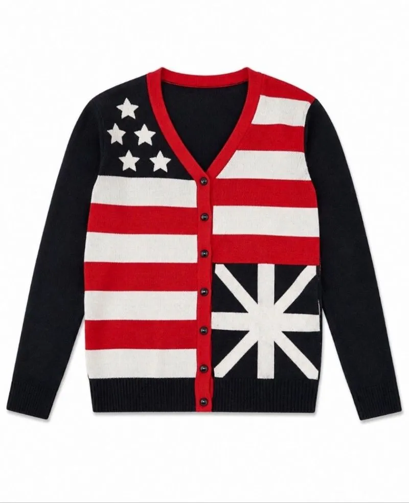 Cardigan American Rajut photo 1