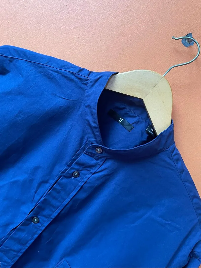 Kemeja Shanghai Uniqlo Jeans (UJ) Navy Basic photo 1