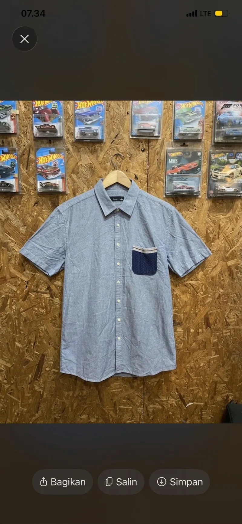 kemeja bossini xl photo 1