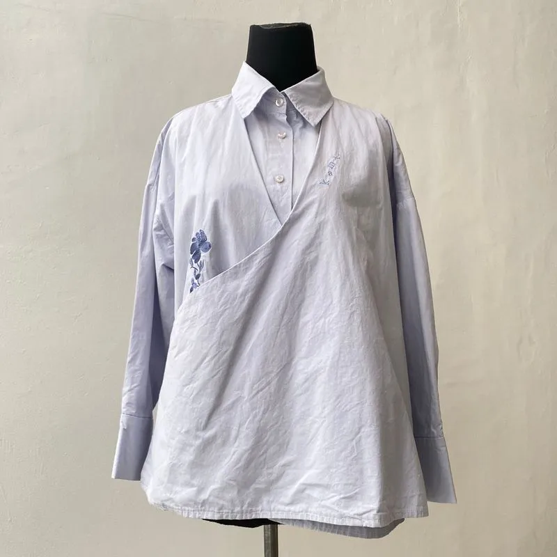 Blouse Wanita Putih Bordir Bunga by Kami photo 1