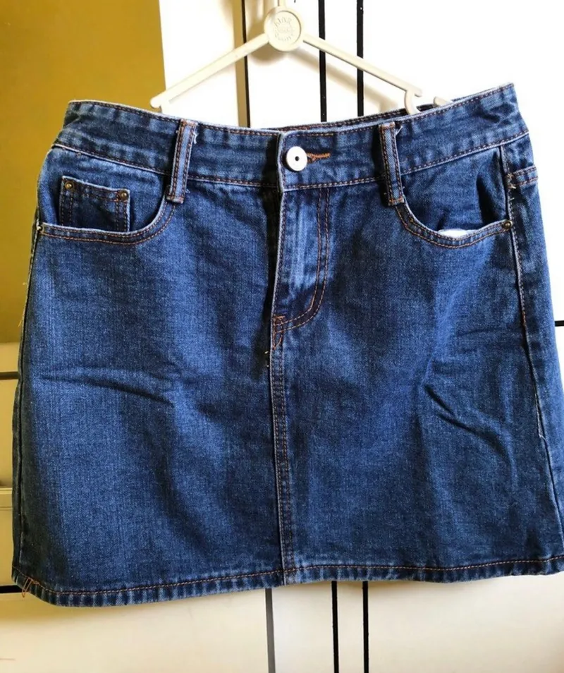 Denim skirt size M photo 1