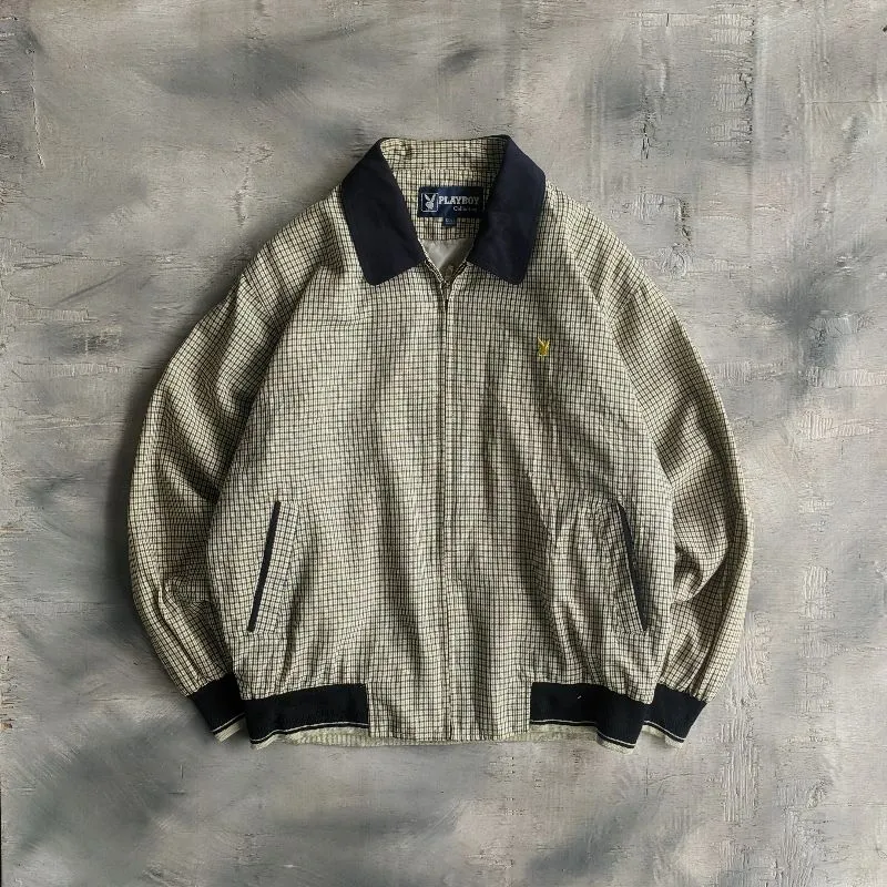 Playboy Casual Harrington jacket Pria black cream photo 1