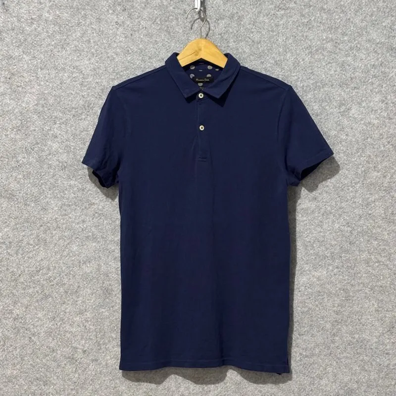 Poloshirt MASSIMO DUTTI Navy photo 1