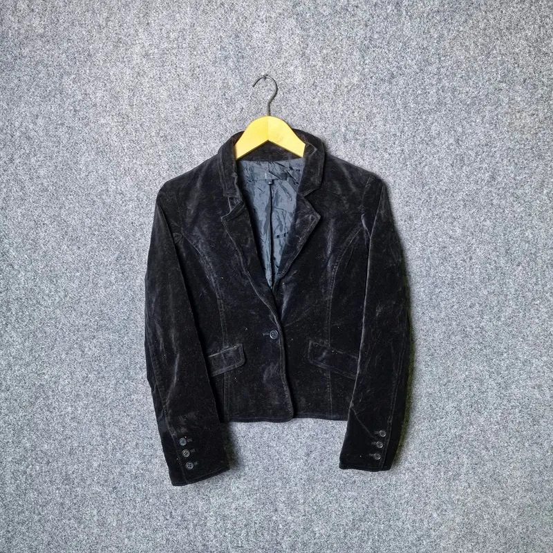 Suede Blazer Y2k Style  photo 1