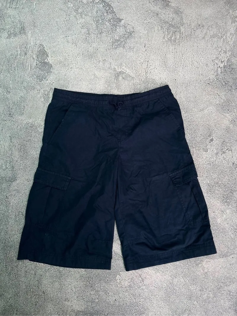VINTAGE 2000’s SHORT NYLON CARGO DARK NAVY photo 1