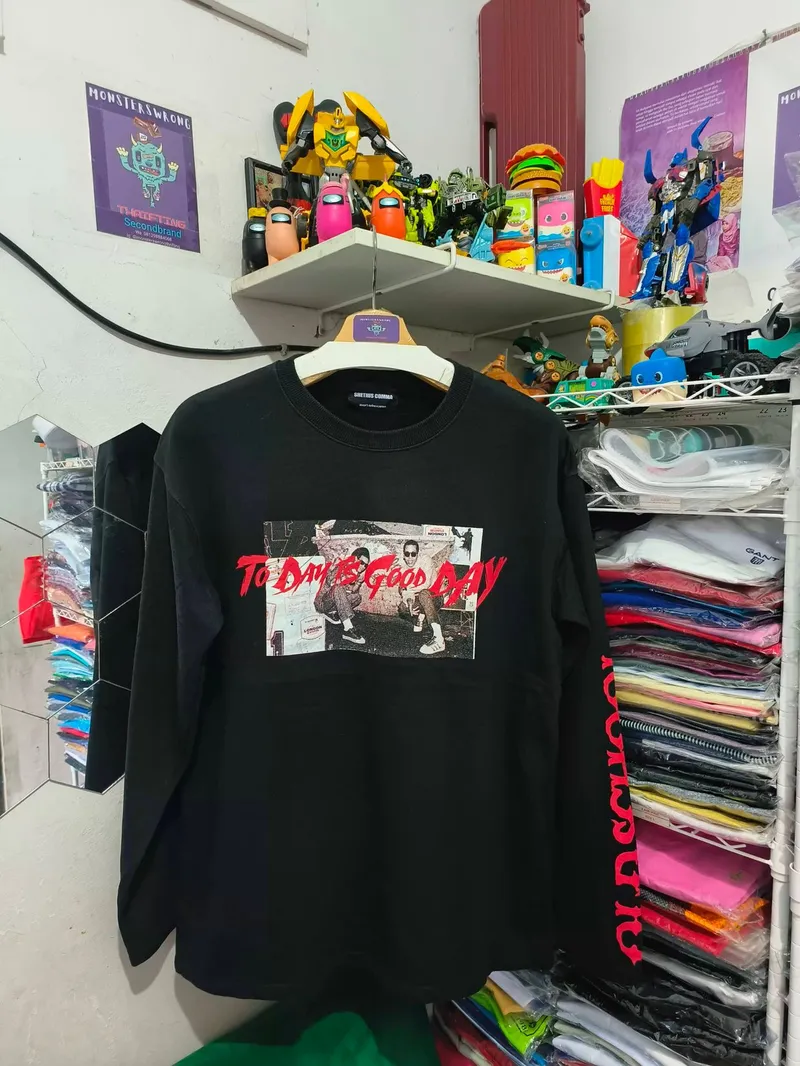 Vintage Streetwear T-shirt Pria black photo 1