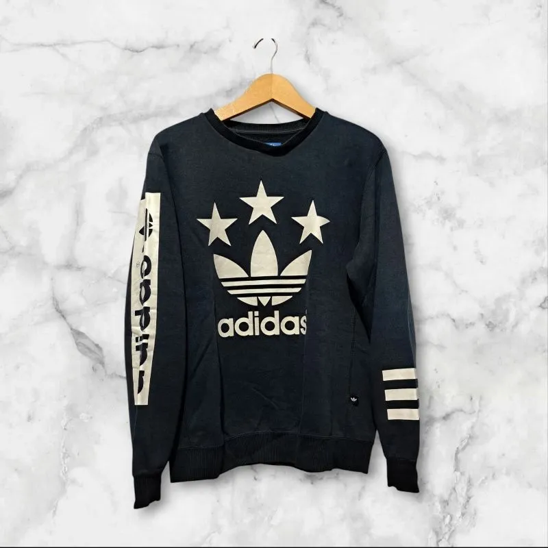 Adidas Casual Sweater Pria navy black photo 1