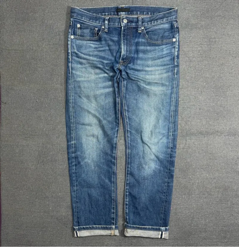 Uniqlo Vintage Streetwear Jeans Pria blue photo 1