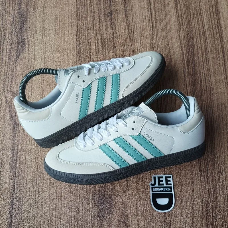 Adidas Indie Casual Sneakers Wanita white green photo 1