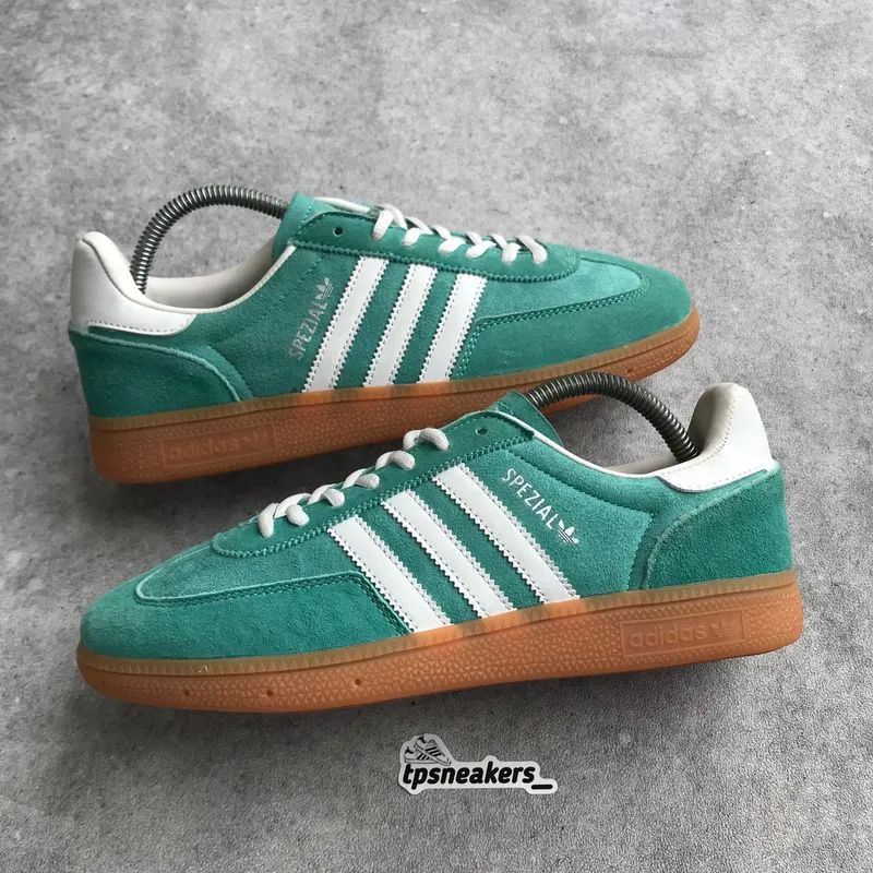 Adidas Casual Sneakers Pria white green photo 1