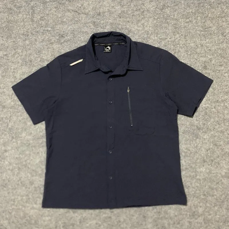 Streetwear Y2K Formal shirt Pria black photo 1