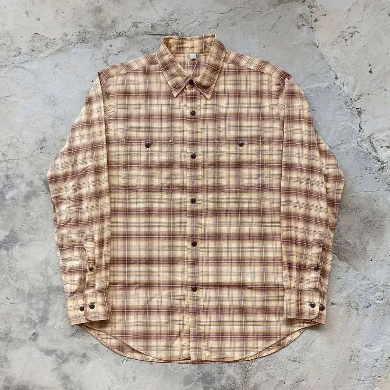 Uniqlo Casual Casual shirt Pria tan photo 1