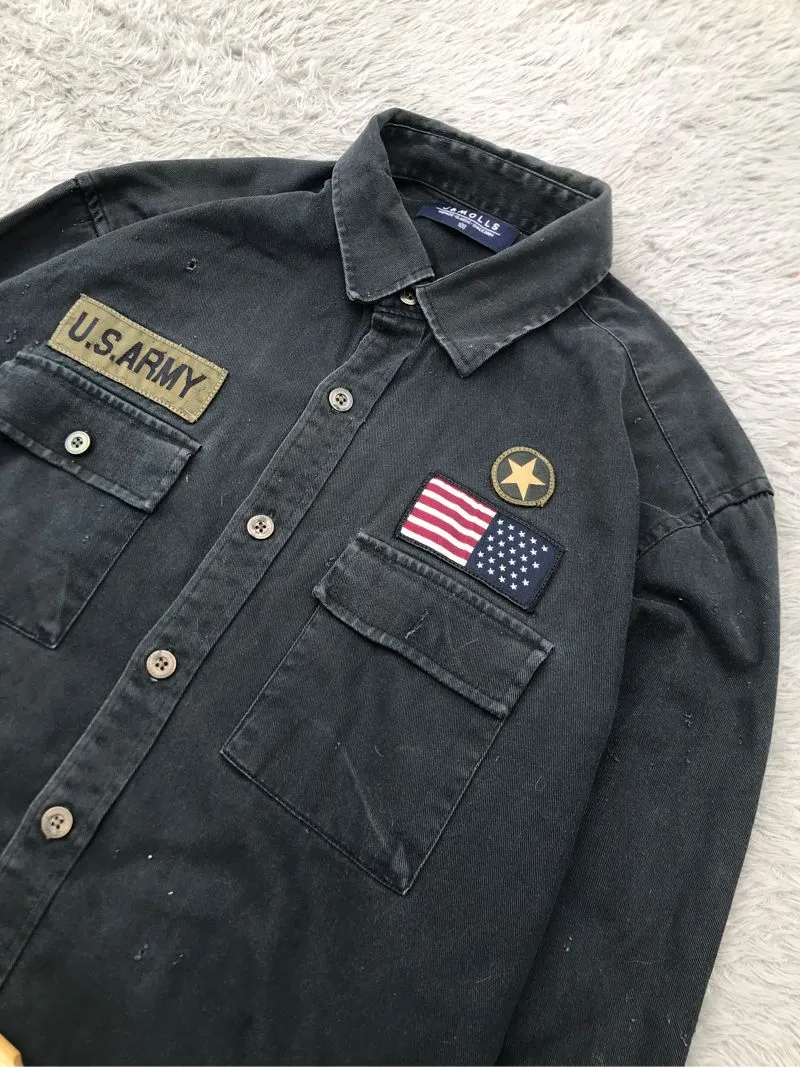 Vintage Denim jacket Pria black photo 1