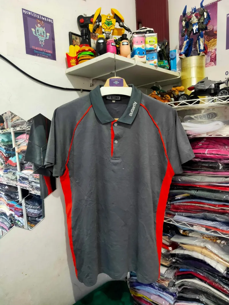 Vintage Sportswear Polo shirt Pria brown photo 1