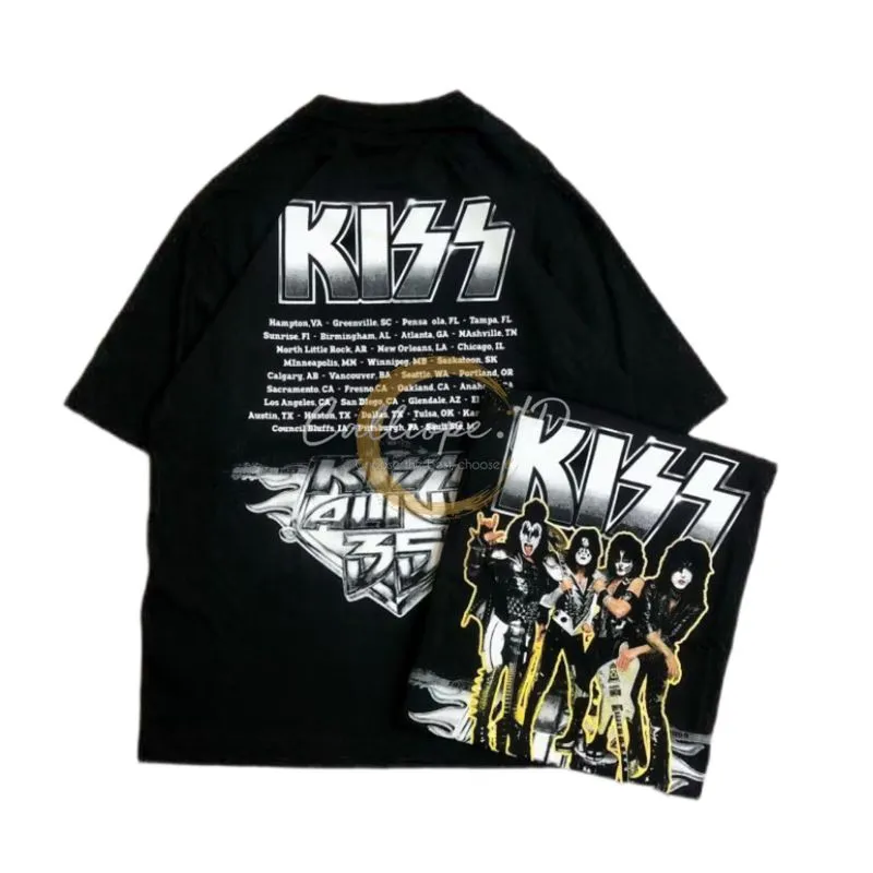 Kaos Band Merch Pull & Bear Kiss (Unisex) NETT PRICE photo 1