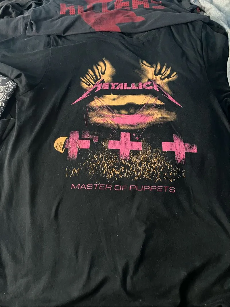Metallica Vintage T-shirt Pria black photo 1