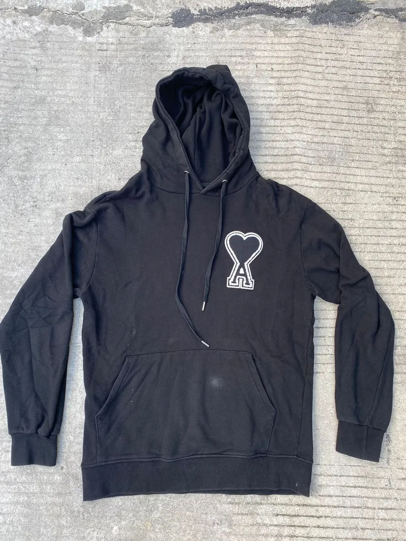 AMI Paris Casual Hoody Pria black photo 1