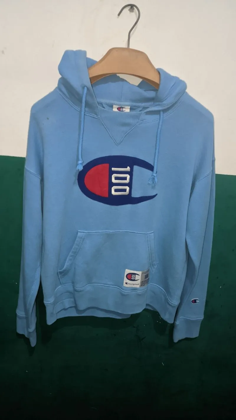 Champion Casual Hoody Pria blue photo 1