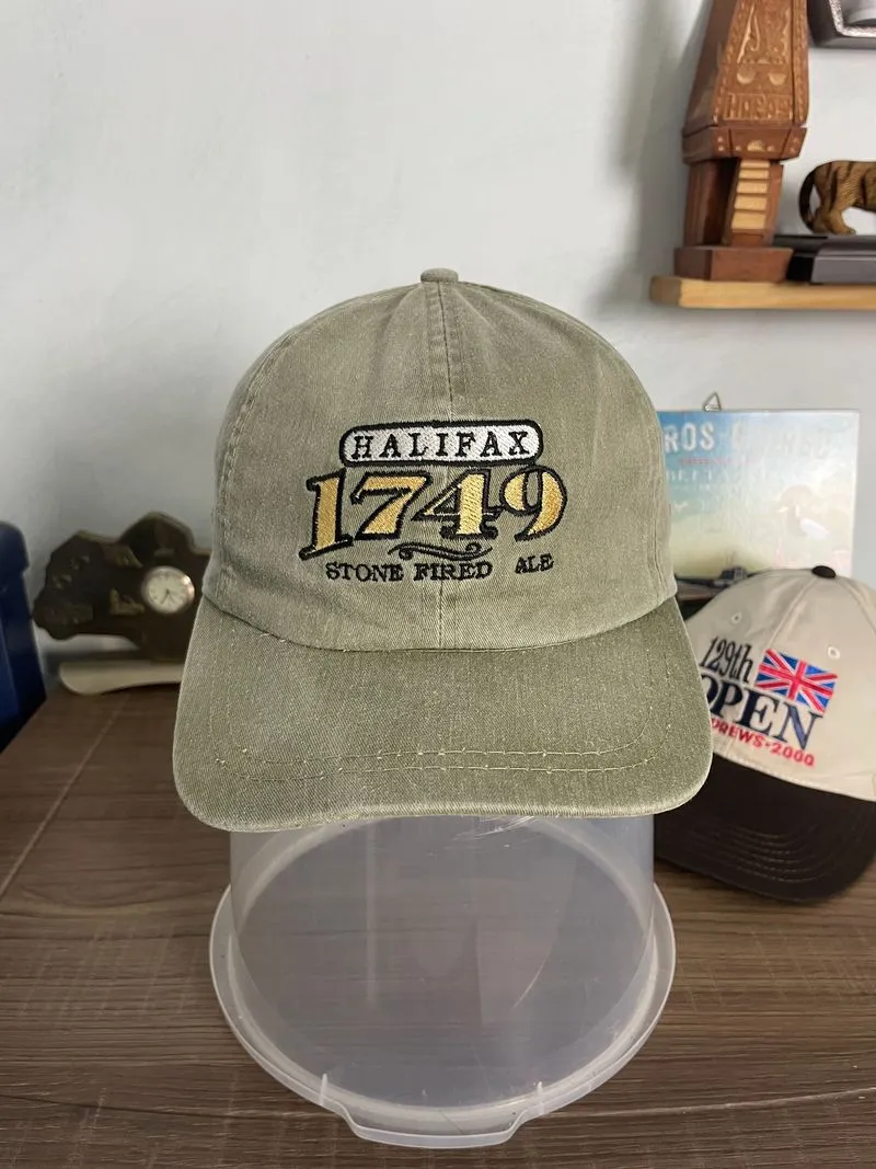 Vintage Streetwear Hat Pria khaki gray photo 1