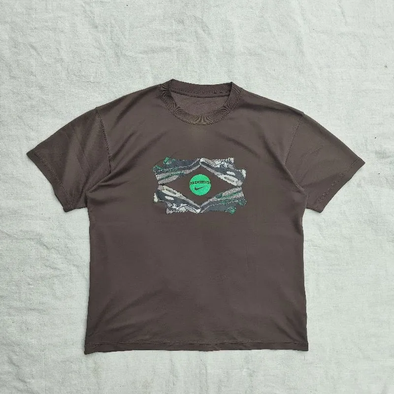 Nike Vintage Sportswear T-shirt Pria brown photo 1