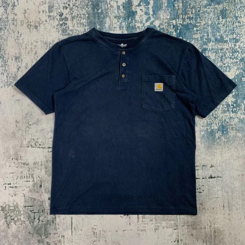 Carhartt Streetwear T-shirt Pria navy photo 1