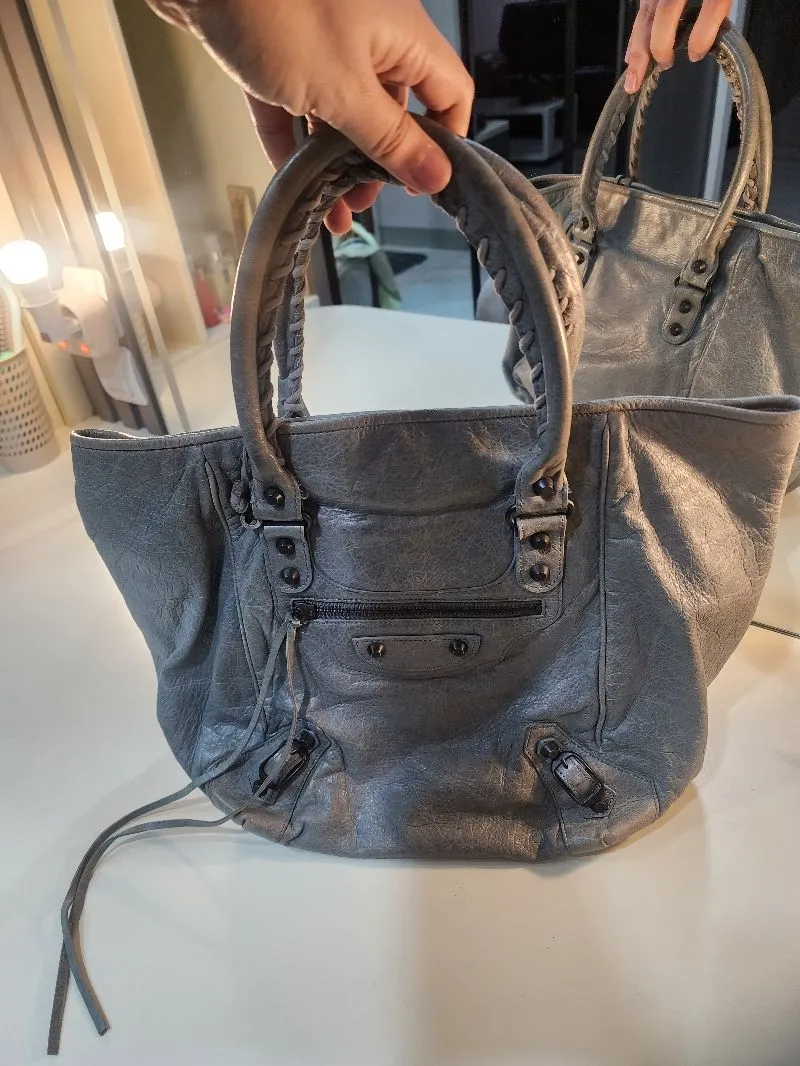 Balenciaga Casual Tote bag Wanita blue photo 1