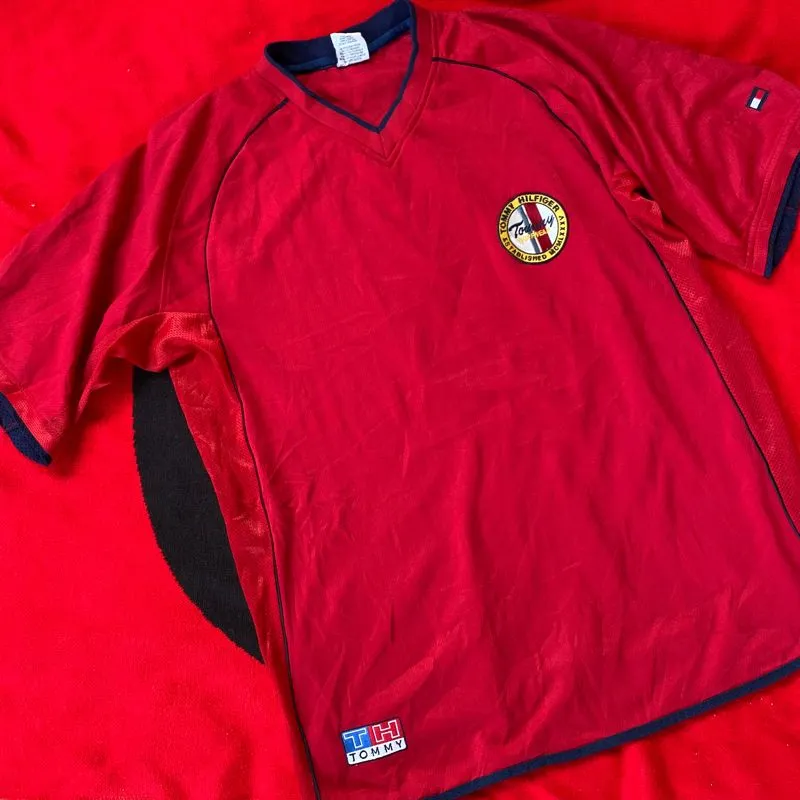 Tommy Hilfiger Casual T-shirt Pria red photo 1