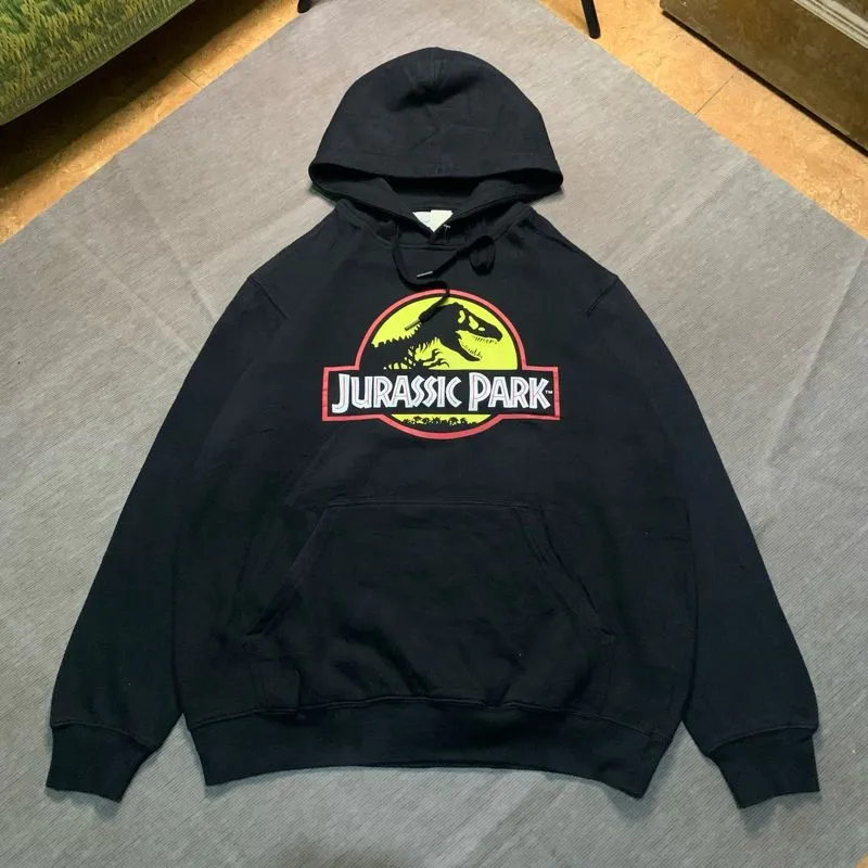 H&M Streetwear Sportswear Hoody Pria black photo 1